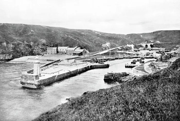 Framed Print : Lybster Harbour early 1900s Framed Print : Lybster Harbour early 1900s
