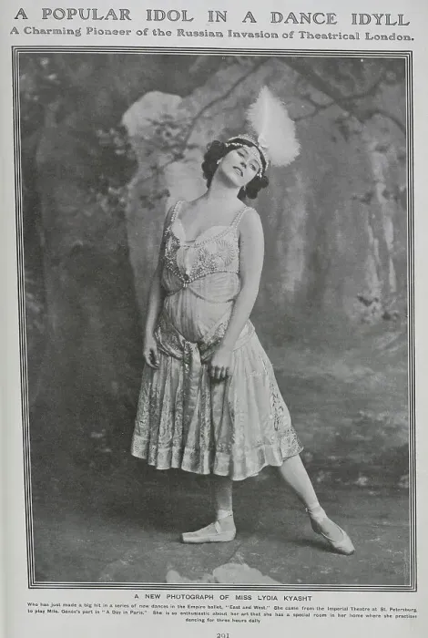 Framed Print : Lydia Kyasht, ballet dancer Framed Print : Lydia Kyasht, ballet dancer