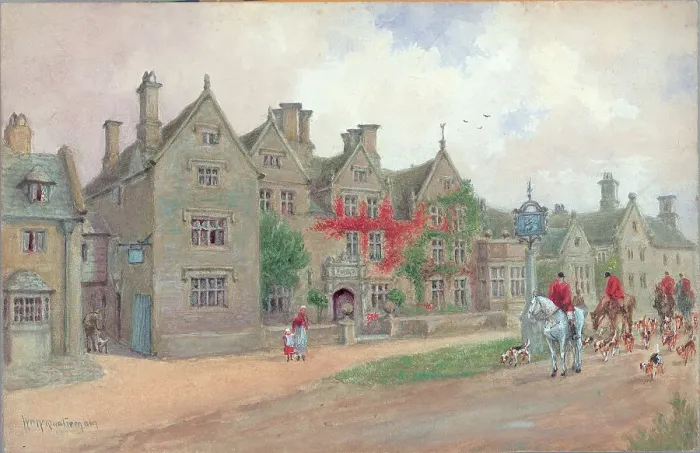 Framed Print : The Lygon Arms, Broadway Framed Print : The Lygon Arms, Broadway
