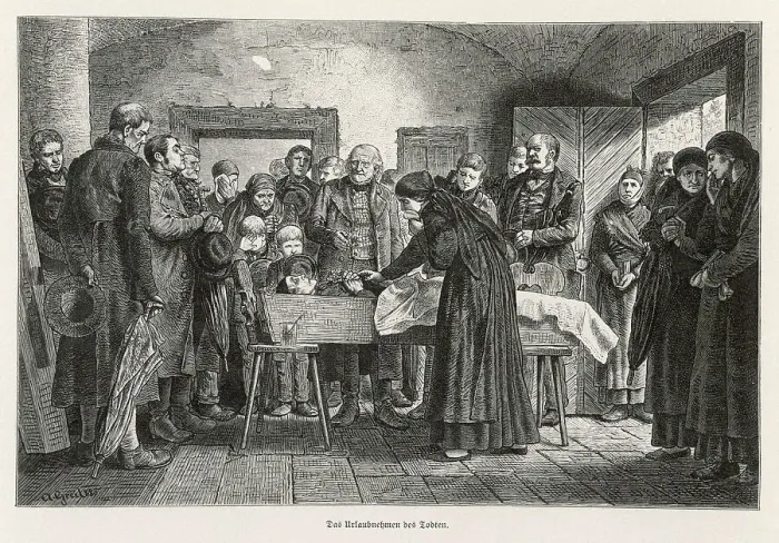 Framed Print : LYING IN STATE, AUSTRIA Framed Print : LYING IN STATE, AUSTRIA