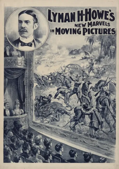 Framed Print : Lyman H. Howes new marvels in moving pictures Framed Print : Lyman H. Howes new marvels in moving pictures