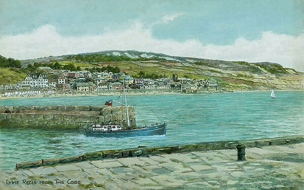 Lyme Regis, Dorset, viewed from The Cobb