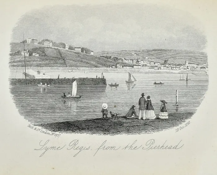 Framed Print : Lyme Regis, from Pierhead