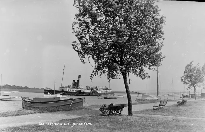 Framed Print : Lymington Waterfront Scene Framed Print : Lymington Waterfront Scene