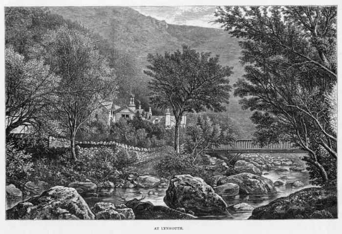 Framed Print : Lynmouth, Devon Framed Print : Lynmouth, Devon