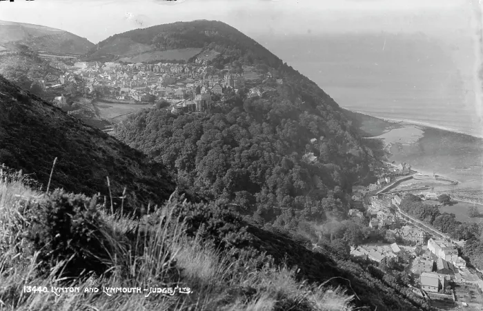Framed Print : Lynton and Lynmouth Framed Print : Lynton and Lynmouth