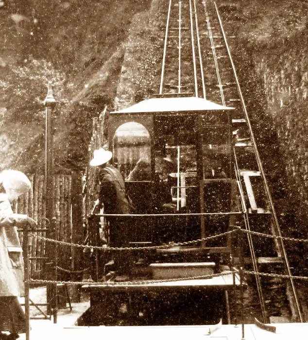 Framed Print : Lynton and Lynmouth Cliff Railway Framed Print : Lynton and Lynmouth Cliff Railway