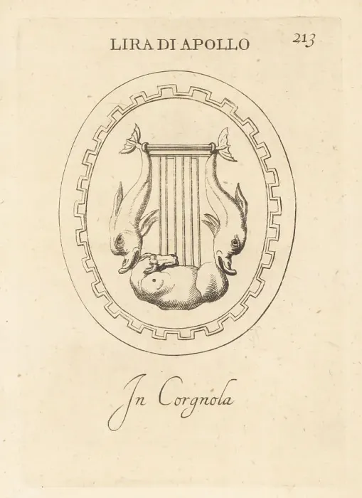 Framed Print : Lyre of the Greek god Apollo in cornelian Framed Print : Lyre of the Greek god Apollo in cornelian