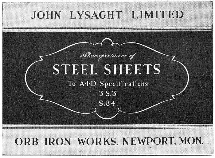 Framed Print : Lysaght Constructional Steelwork. Steel Sheets 3S3 S.84 Framed Print : Lysaght Constructional Steelwork. Steel Sheets 3S3 S.84