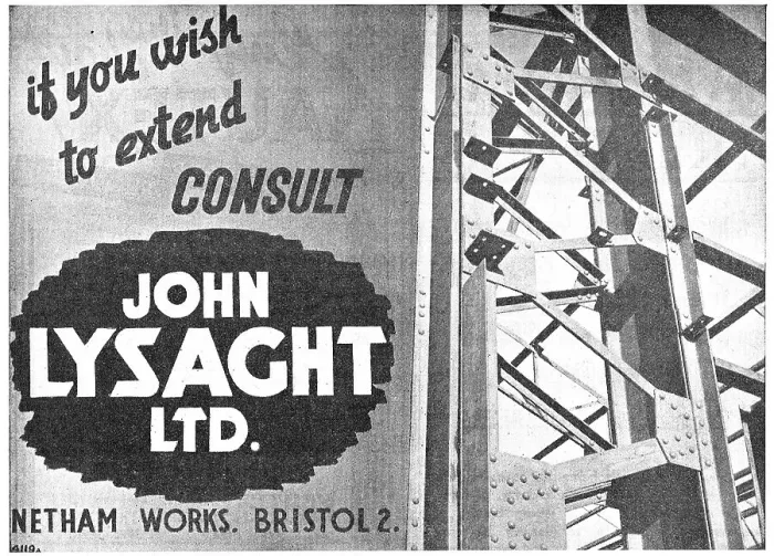 Framed Print : Lysaght Constructional Steelwork For The Aircraft Industry Framed Print : Lysaght Constructional Steelwork For The Aircraft Industry