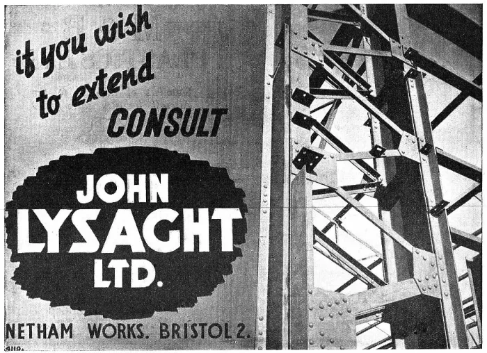 Framed Print : Lysaght Constructional Steelwork For The Aircraft Industry Framed Print : Lysaght Constructional Steelwork For The Aircraft Industry