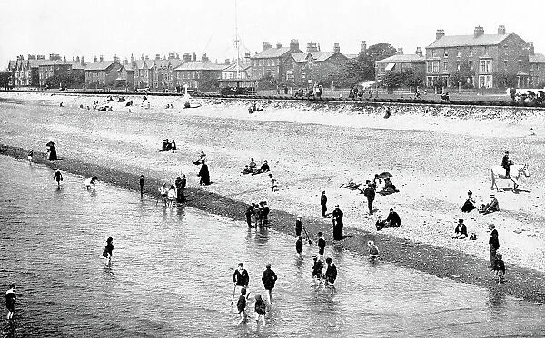 Lytham St Annes beach early 1900's