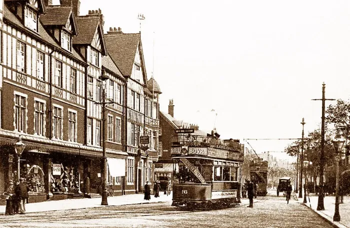 Framed Print : Lytham St. Annes Clifton Street early 1900s Framed Print : Lytham St. Annes Clifton Street early 1900s