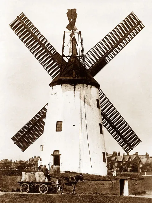 Framed Print : Lytham St. Annes Windmill early 1900s Framed Print : Lytham St. Annes Windmill early 1900s