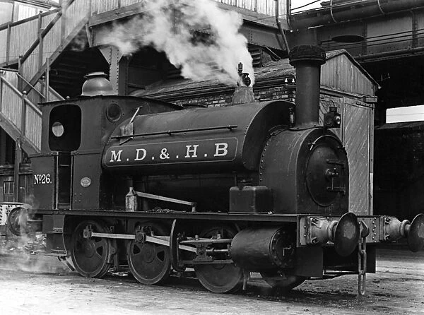 M. D. & H. B Locomotive