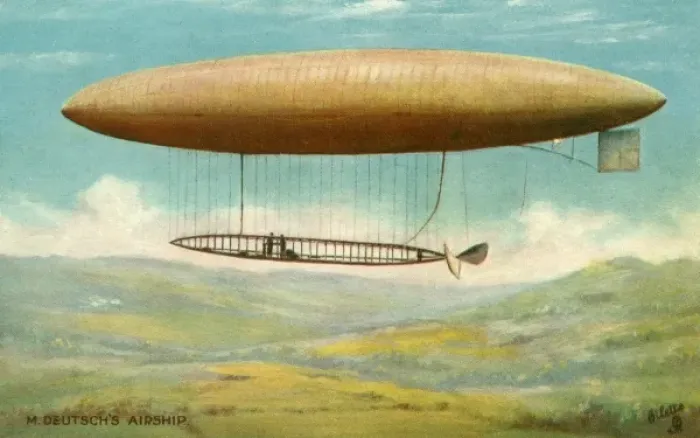 Framed Print : M. Deutschs Airship Framed Print : M. Deutschs Airship