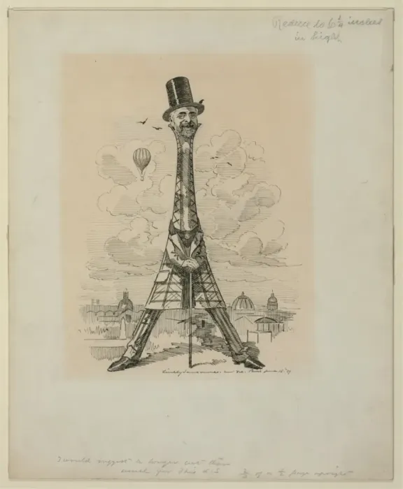 Framed Print : M. Eiffel, our artists latest tour de force, June 29, 1889 Framed Print : M. Eiffel, our artists latest tour de force, June 29, 1889