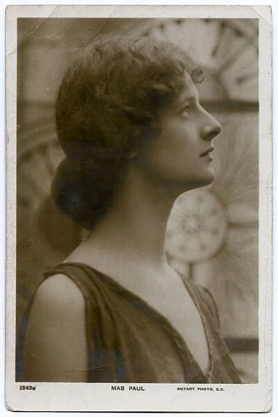 Mab Paul, Actress Date: early 20th century