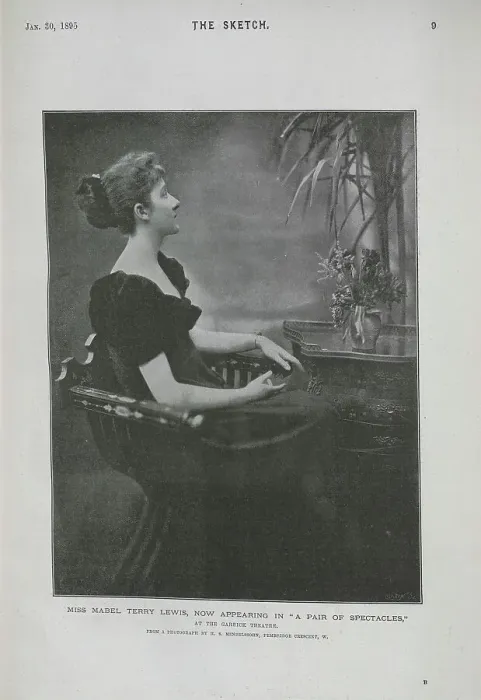 Framed Print : Mabel Terry Lewis, in A Pair of Spectacles, Garrick Theatre Framed Print : Mabel Terry Lewis, in A Pair of Spectacles, Garrick Theatre