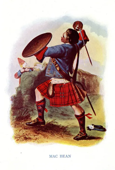 Framed Print : Mac Bean, Traditional Scottish Clan Costume Framed Print : Mac Bean, Traditional Scottish Clan Costume