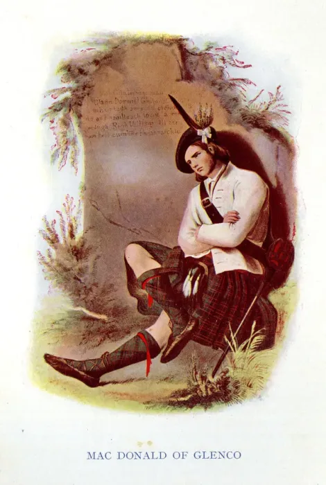 Framed Print : Mac Donald of Glenco, Traditional Scottish Clan Costume Framed Print : Mac Donald of Glenco, Traditional Scottish Clan Costume