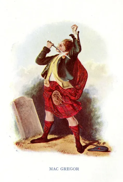 Framed Print : Mac Gregor, Traditional Scottish Clan Costume Framed Print : Mac Gregor, Traditional Scottish Clan Costume