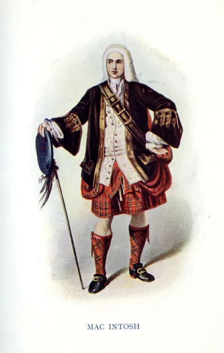 Framed Print : Mac Intosh, Traditional Scottish Clan Costume Framed Print : Mac Intosh, Traditional Scottish Clan Costume