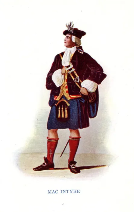 Framed Print : Mac Intyre, Traditional Scottish Clan Costume Framed Print : Mac Intyre, Traditional Scottish Clan Costume