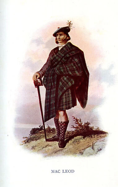Mac Leod, Traditional Scottish Clan Costume