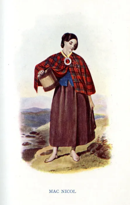 Framed Print : Mac Nicol, Traditional Scottish Clan Costume Framed Print : Mac Nicol, Traditional Scottish Clan Costume
