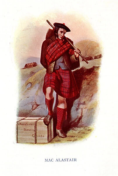 MacAlastir, Traditional Scottish Clan Costume