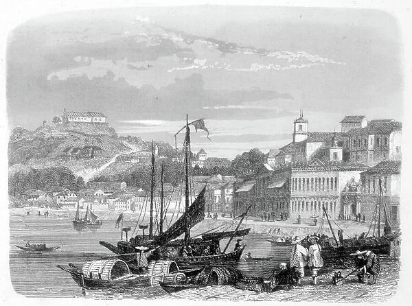 Macao: the Pria Grande (harbour) Date: 1846