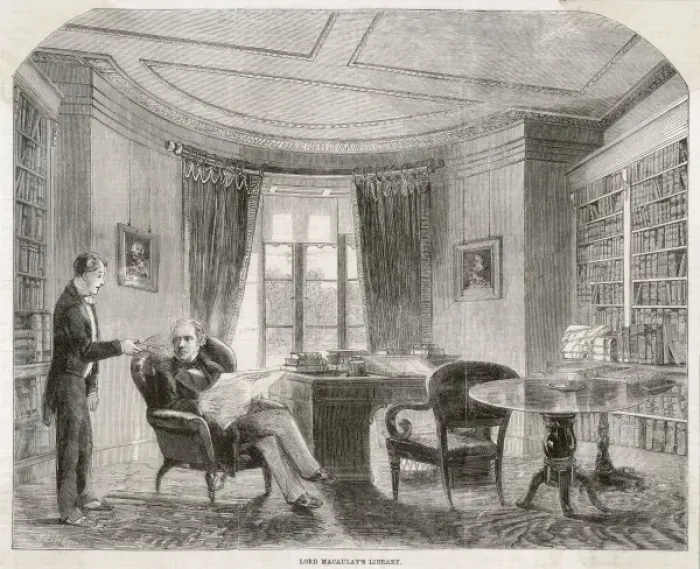 Framed Print : Macaulay in his Library Framed Print : Macaulay in his Library
