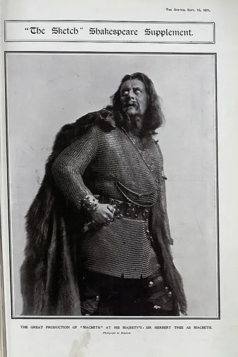 Framed Print : Macbeth, At His Majesty's Theatre, theatrical portrait Framed Print : Macbeth, At His Majesty's Theatre, theatrical portrait
