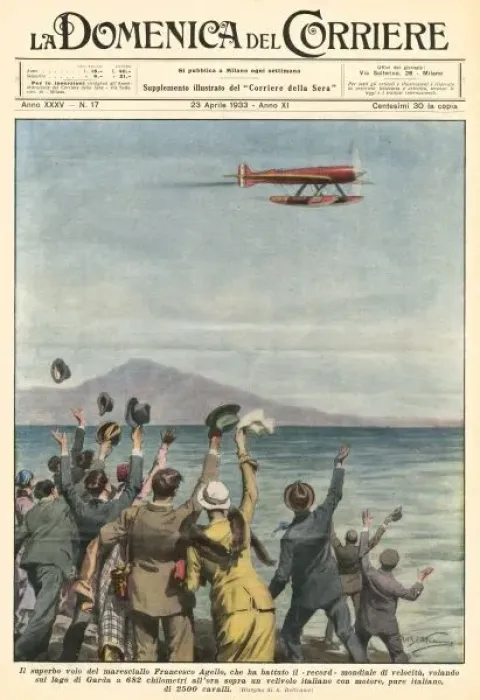 Framed Print : Macchi Breaks Record Framed Print : Macchi Breaks Record