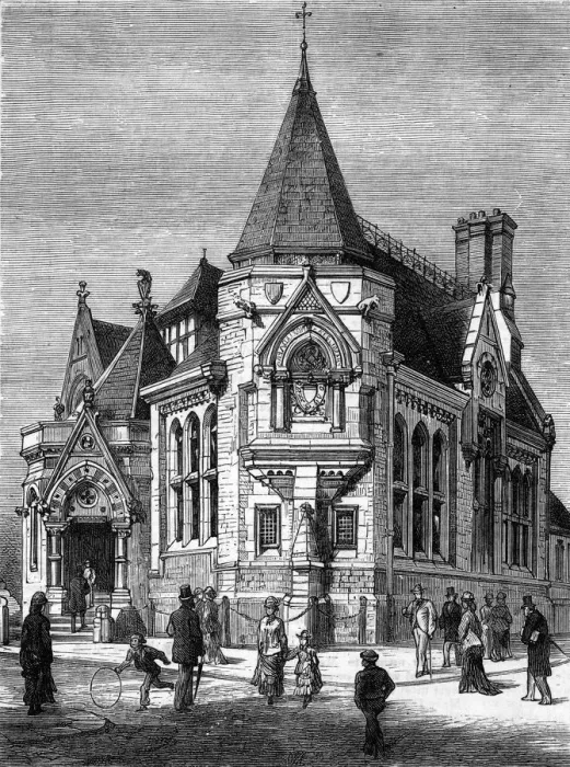 Framed Print : MACCLESFIELD FREE LIBRARY Framed Print : MACCLESFIELD FREE LIBRARY