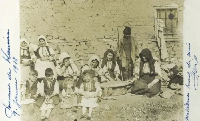 Framed Print : Macedonia - Gypsies in their village Framed Print : Macedonia - Gypsies in their village