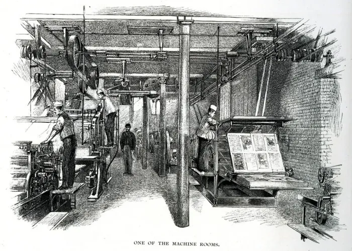 Framed Print : One of the Machine Rooms, Black & White magazine Framed Print : One of the Machine Rooms, Black & White magazine