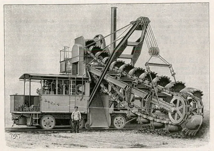 Framed Print : MACHINES / EXCAVATOR Framed Print : MACHINES / EXCAVATOR