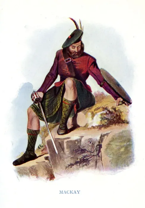 Framed Print : MacKay, Traditional Scottish Clan Costume Framed Print : MacKay, Traditional Scottish Clan Costume