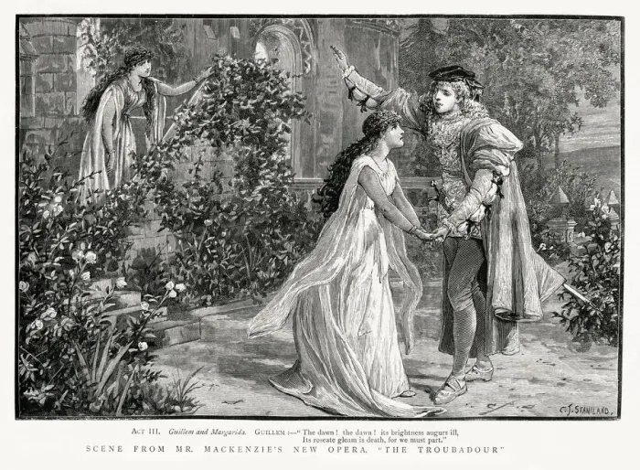 Framed Print : Mackenzies New Opera The Troubadour Framed Print : Mackenzies New Opera The Troubadour