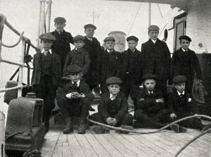 Framed Print : Macpherson Boys en route to Canada Framed Print : Macpherson Boys en route to Canada