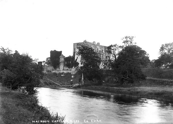 Macroom Castle and R. Lee, Co. Cork