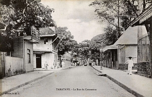 Madagascar - Tuamasina (Tamatave) - La Rue de la Commerce