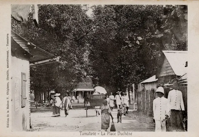 Framed Print : Madagascar - Tuamasina (Tamatave) - La Place Duchene Framed Print : Madagascar - Tuamasina (Tamatave) - La Place Duchene