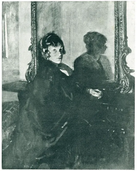 Framed Print : Madame. A portrait painting of a woman who is sat by a table Framed Print : Madame. A portrait painting of a woman who is sat by a table