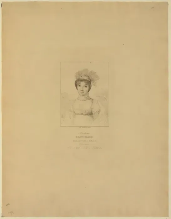 Framed Print : Madame Blanchard (Madeleine Sophie Armand) aeronaute nee ver Framed Print : Madame Blanchard (Madeleine Sophie Armand) aeronaute nee ver