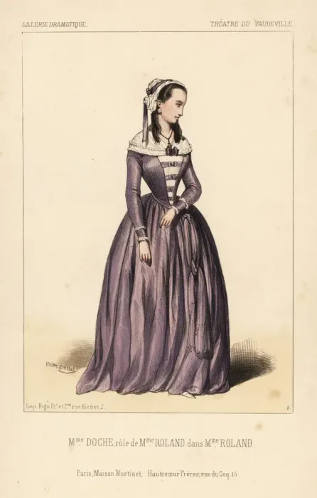 Framed Print : Madame Charlotte Doche in Madame Roland, 1843 Framed Print : Madame Charlotte Doche in Madame Roland, 1843