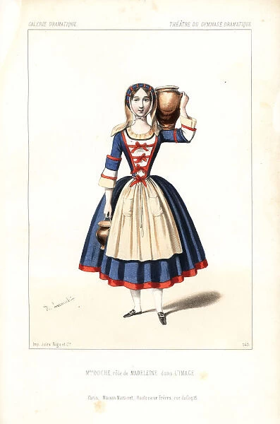 Madame Charlotte Doche as Madeleine in L Image, 1845