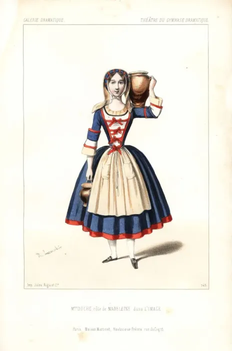 Framed Print : Madame Charlotte Doche as Madeleine in L Image, 1845 Framed Print : Madame Charlotte Doche as Madeleine in L Image, 1845